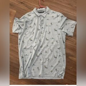 Travis Matthew going rogue polo XL light blue
